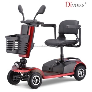 Scooter Eléctrico Plegable Ligero y Portátil de 4 Ruedas para Personas Mayores y Adultos con Discapacidad, con Batería Extraíble - Product Image 3