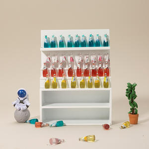 1:12 casa de muñecas de alta calidad Mini adornos de comida y juego accesorios de escena de simulación con estante de almacenamiento de plástico - Product Image 2