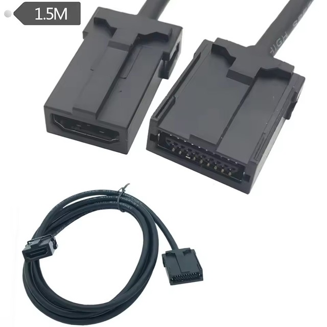 HDMI-compatible 1.4 Type E Male to HDMI-compatible Type A Female Jack AV Video Audio Connector Cable Cords 1.5m 5ft