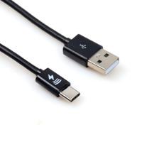 Câble de données USB 2.0 vers Type-C avec charge rapide et gaine en TPE pour ordinateur et appareil photo, certifié CE