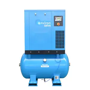 China factory 8 bar 7.5 kw variable frequency ac direct drive screw air compressor