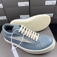 Sneakers décontractées pour hommes, style tendance, en cuir véritable de qualité supérieure, à bout rond, à semelle épaisse, nouvelle arrivée pour le printemps et l'automne