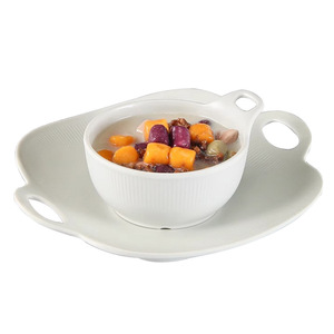 Trendy dessert bowls, sweet soup bowls, commercially appealing and creative melamine <b>plastic</b> bowls for ice cream, taro balls, - Product Image 5