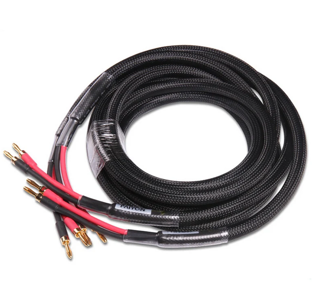 OCC HIFI Speaker Cable 2.5M Y Type Banana Plugs to Y Type Banana Plugs Gold Plated