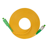 ALLSTRONG FO-FOC-SF-A Kabel Patch Fiber Male-Male SC/APC-FC/APC SM Single Mode Simplex FTTH 3.0mm Konektor Kotak Terminal