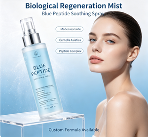 Blue Peptide Soothing <b>Spray</b> 120ml <b>Moisturizing</b> Repair Facial Mist For Sensitive Skin Private Label Custom Logo OEM - Product Image 2