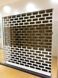 Di controllo remoto del motore di rotolamento perforato in alluminio rullo di scatto - Product Image 5