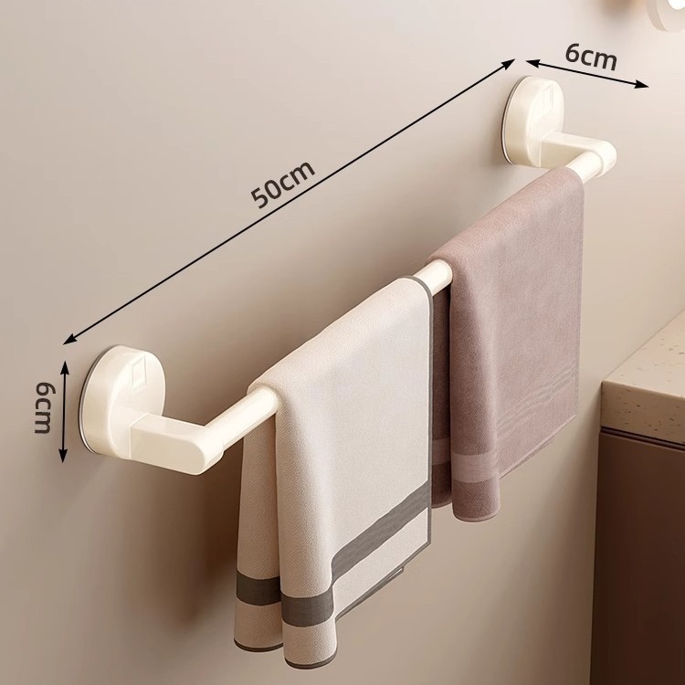 Ventouse blanc laiteux tige simple 50CM