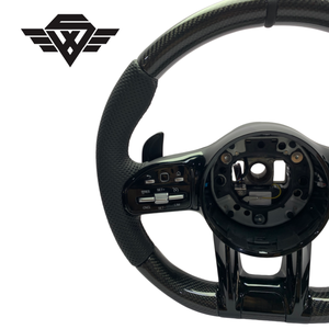 <span class=keywords><strong>Volant</strong></span> de voiture de style classique de luxe adapté à <span class=keywords><strong>Mercedes</strong></span> Benz 809 AMG 223Y W205 <span class=keywords><strong>W245</strong></span> <span class=keywords><strong>Classe</strong></span> C G en fibre de carbone véritable, fabrication sur mesure - Product Image 2
