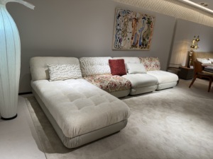 Ensemble de canapés modulaires haut de gamme Vonliva avec rembourrage en éponge, bois massif et cuir véritable <span class=keywords><strong>pour</strong></span> salon de villa - Product Image 5