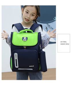 Mochila Escolar de Poliéster con Cierre de Cremallera, Bolsa de Protección DE LA Columna Vertebral, Impermeable, Moda Unisex - Product Image 2