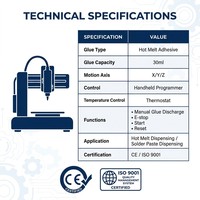 Machine de distribution de colle thermofusible 3 axes haute précision 30 ml, robot de collage de bureau, système de remplissage automatique, chauffage stable Maistone