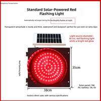 Écran d'affichage LED solaire jaune clignotant, étanche IP65, pour la construction routière, la sécurité routière, les évacuations d'urgence