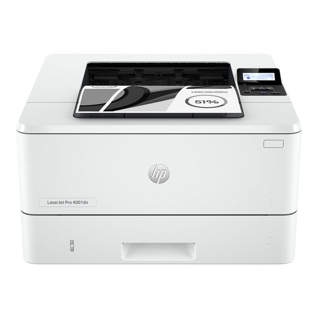 H P 4004DN Monochrome Laser Printer - A4 Automatic Duplex Printing, Wired Network Connectivity, in Stock