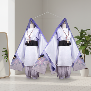 Nouveau costume de <span class=keywords><strong>cosplay</strong></span> <span class=keywords><strong>Scaramouche</strong></span> de Genshin Impact, costumes kimono, tenue de <span class=keywords><strong>cosplay</strong></span> Genshin pour Halloween - Product Image 5