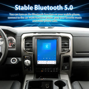 AOONAV Lecteur multimédia GPS de voiture <span class=keywords><strong>Android</strong></span> 9.1 à grand écran vertical pour Dodge RAM 1500 2014-2018 GPS de voiture Navi Navigation Radio Ste - Product Image 4