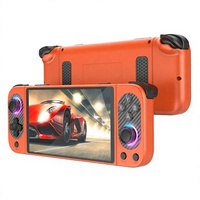 جهاز ألعاب محمول D50MAX بشاشة لمس 5 بوصة، مخرج عالي الدقة، عصا تحكم مزدوجة، إضاءة RGB، ذاكرة وصول عشوائي 3 جيجابايت، تخزين 64 جيجابايت، واي فاي، D50 MAX