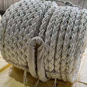 เชือกโพลีเอสเตอร์ PP เส้น8/12 48มม. มาตรฐาน <span class=keywords><strong>DNV</strong></span> เส้นใยโพลีเอสเตอร์ที่มีการเสียดสีที่ดีสำหรับการจอดเรือเชือกลากจูง - Product Image 4