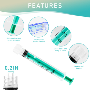 <span class=keywords><strong>Jeringa</strong></span> de <span class=keywords><strong>Insulina</strong></span> Desechable Veterinaria con Aguja, Diferentes Calibres y Tamaños, Sin Látex, Dosis de 3 ml para Veterinaria - Product Image 4