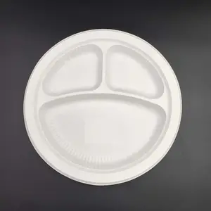 Disposable Plates Plates Biodegradable Eco-friendly Plate Disposable Paper Tableware Sugarcane Bagasse Square Tray