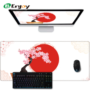 Tùy Chỉnh Hoa Anh Đào In Mịn Cao Su Chuột Chơi Game Pad Lớn Không Thấm Nước Bàn Mat <span class=keywords><strong>V</strong></span>ới Khâu Cạnh - Product Image 1