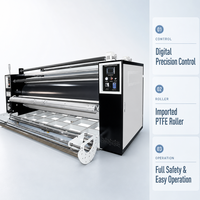 Presse à chaleur rotative à commande numérique de précision avec rouleau en PTFE importé pour l'impression par sublimation textile