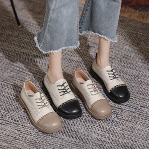 Eleganti Mocassini Mary Jane da Donna in Stile Francese, Scarpe in Microfibra con Lacci, Tacco Grosso, Suola Morbida, Leggere per l'Estate, con Cinturini <span class=keywords><strong>AHMED</strong></span> - Product Image 5