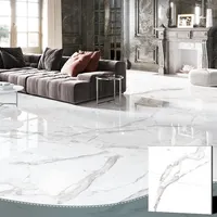 Goodone House Calacatta Marmer untuk Lantai Putih Ubin Porselen Dipoles
