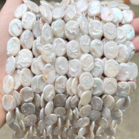 Perles baroques naturelles blanches de qualité supérieure en vrac, perles d'eau douce ovales, fil de perles pour la fabrication de bijoux, matériel artisanal