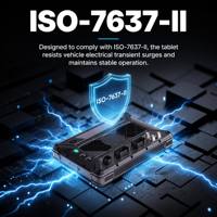 Tablette Android 13 tout-en-un étanche IP67 avec 4 entrées caméra AHD pour la gestion de flotte de camions, bus et taxis