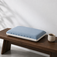 Oreiller ergonomique en mousse à mémoire de forme, soutien cervical, à récupération lente, compressé sous vide, pour la maison et la chambre à coucher