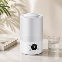 Humidificateur ultrasonique antibactérien 4L, humidificateur à brume fraîche 300ml/h, détachable, facile à nettoyer, silencieux pour la chambre d'enfant, la chambre des bébés