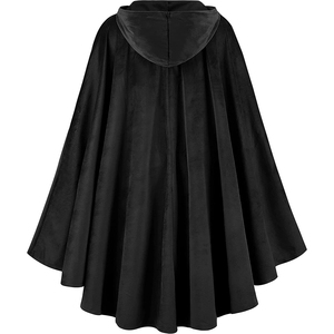 Capa con Capucha de Gamuza de Ciervo Medieval para Adultos y Niños, Disfraz Retro de Guerrero para Halloween, Cosplay - Product Image 3