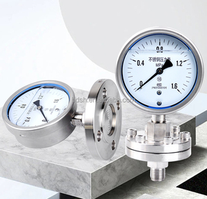 0-100Psi Glycerin Flüssigkeits gefülltes Niederdruck manometer BSP Unteres SS-Gehäuse Wasserpumpe Pneumatische Luft RV-Schlauch tank Gas test 100bar - Product Image 6