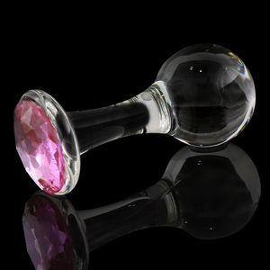 Tapón Anal Transparente con Incrustaciones de Diamantes Esféricos, Resistente al Agua, Juguete de Autoestimulación BDSM para Mujeres - Product Image 6
