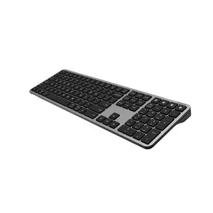 Clavier sans fil Bluetooth 2.4G ciseaux de jeu haut de gamme clavier de bureau sans fil pour système Apple Mac