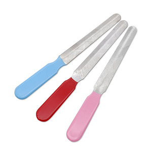 Stainless Steel Pet Nail Files Double Sided Rectangle Durable For Dogs Cats And Other Animals Blue Pink Red - Product Image 1