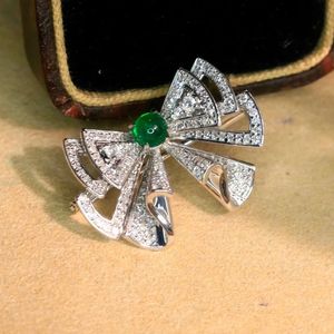 Xinfly ทอง18K มรกตเพชรธรรมชาติจี้เข็มกลัดเครื่องประดับตามสั่ง - Product Image 5