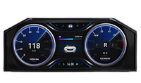 Solution d'écran LCD pour compteur de vitesse de moto Wisecoco, écran étiré personnalisé de 12,3 pouces 1920*720 pour tableau de bord