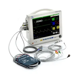 LANNX uMRP11救急病院装置ポータブルリモート患者モニタリングバイタルサインマシンマルチパラメーター患者モニター