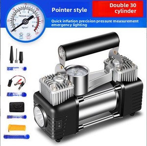 Bomba <span class=keywords><strong>de</strong></span> <span class=keywords><strong>aire</strong></span> <span class=keywords><strong>de</strong></span> alta presión <span class=keywords><strong>de</strong></span> doble cilindro <span class=keywords><strong>de</strong></span> arranque y parada automática <span class=keywords><strong>de</strong></span> 150W, inflador <span class=keywords><strong>de</strong></span> neumáticos automotriz <span class=keywords><strong>de</strong></span> 30 cilindros <span class=keywords><strong>de</strong></span> Metal multifunción <span class=keywords><strong>para</strong></span> automóviles - Product Image 5