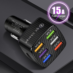 Cargador rápido para coche, 6 puertos Usb 5v/3.1a, Qc3.0, <span class=keywords><strong>Mimi</strong></span> - Product Image 6