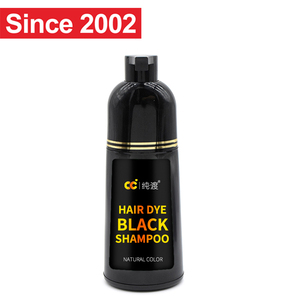 Tinte para el cabello, champú negro, color natural permanente para todo tipo de cabello, cubre el cabello blanco, uso para adultos - Product Image 1