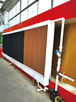 Panneaux de refroidissement en Cellulose évaporative pour maison de ferme de volaille, cadre en PVC, coussinets