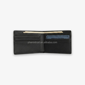 Cartera plegable de cuero con diseño de pez Koi en relieve, billetera delgada para <span class=keywords><strong>hombre</strong></span> con grabado personalizado, billetera corta con patrón de loto oriental - Product Image 4