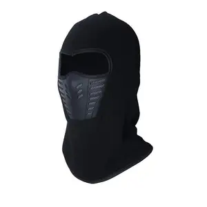 Wholesale fashion new design breathable cover warm hat cap bicycle fleece winter face mask