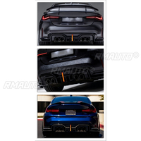 Pour BMW M3 M4 G80 G82 2021+ : Kit Carrosserie Complet (Lame de Pare-chocs Avant, Splitter, Diffuseur, Protection de Pare-chocs) et Accessoires Auto