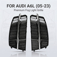 Cache-poignée de hayon arrière de voiture en PC, style nid d'abeille, pour Audi A6 C7 S-Line S6 2015-2018, cache-grille inférieur