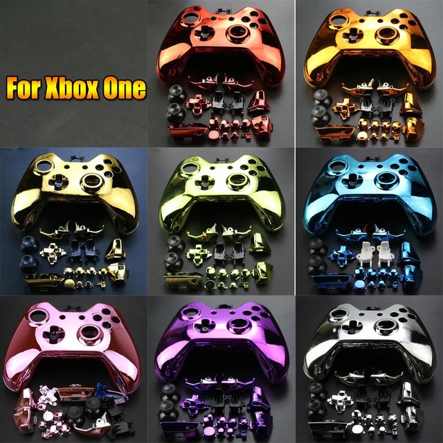 Electroplating Case For Xbox one Replacement Full Gamepad Shell And Buttons Mod Kit Components Controller Cover Housing