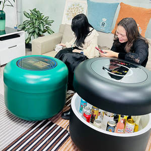 하이 퀄리티 중동 무선 충전 스마트 냉장고 테이블 하이 엔드 현대 커피 테이블 BT 스피커 RGB 라이트 엔드 테이블 - Product Image 3